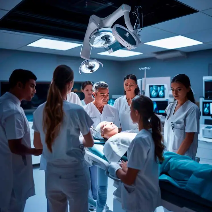 Illustration showing the chemical structure and mechanism of a molecule