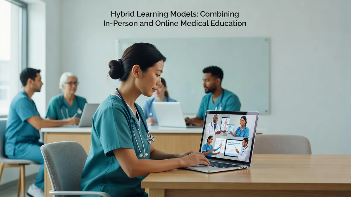Hybrid Learning Models: Combining In-Person and Online Medical Education