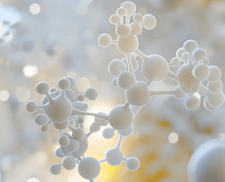 Illustration showing the chemical structure and mechanism of a molecule