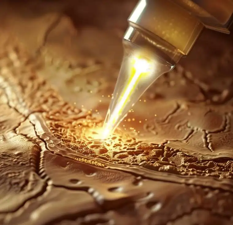 Applying laser in treatment