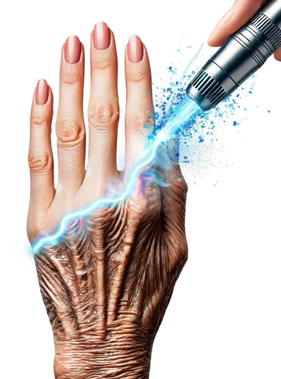 Illustration of laser training