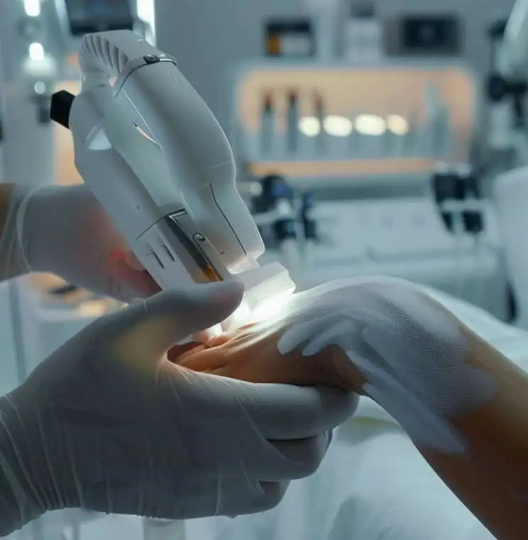 Laser safety photo by AI